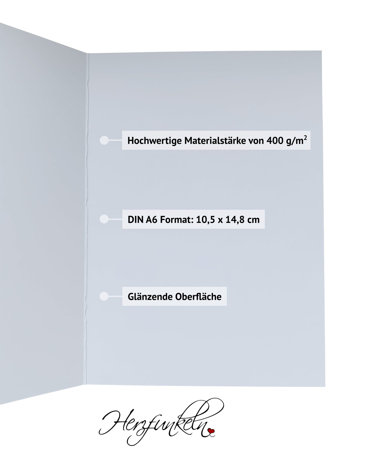 Liebeskarte mit Herz: Lieblingsmensch Karte für Freundin oder Freund von Herzfunkeln